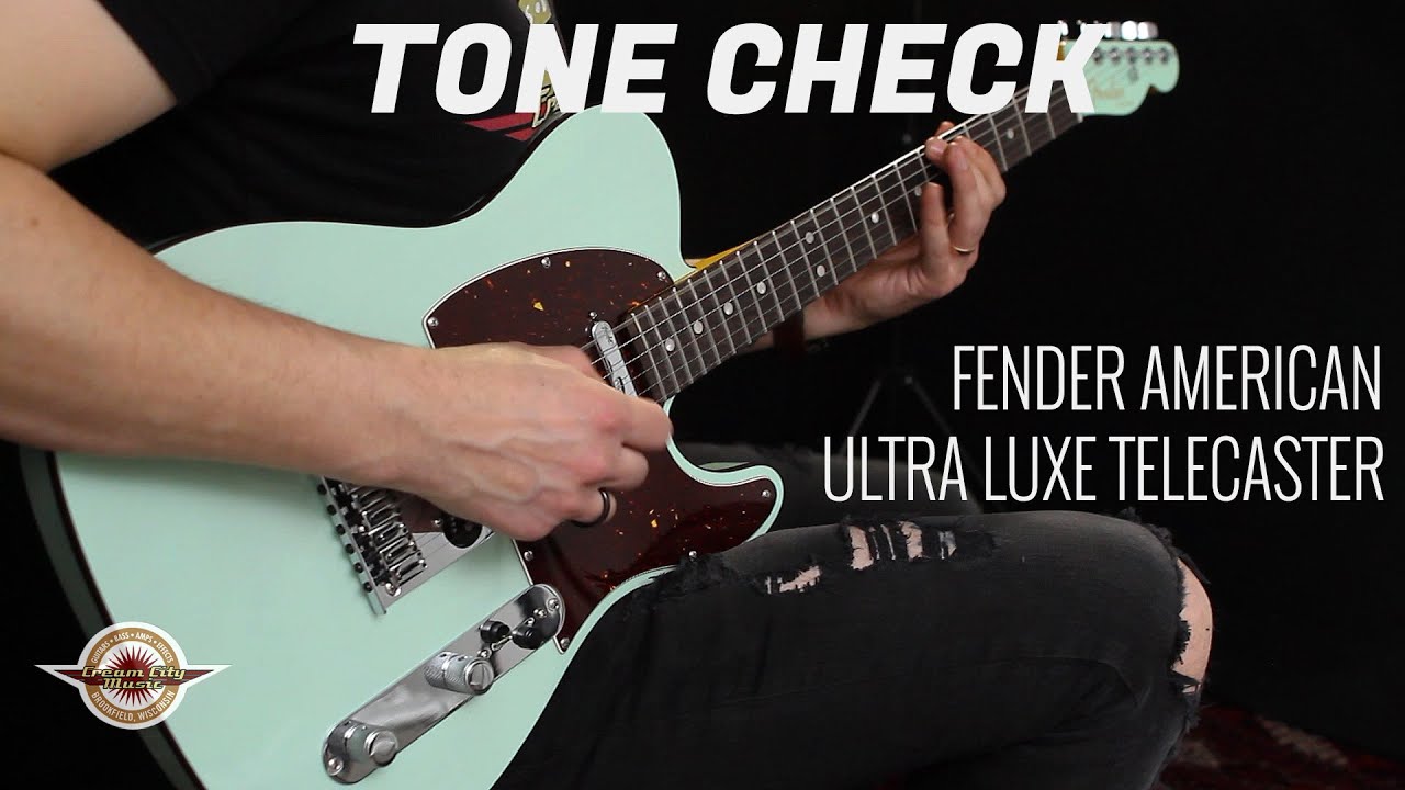 TONE CHECK: Fender American Ultra Luxe Telecaster Demo | No Talking