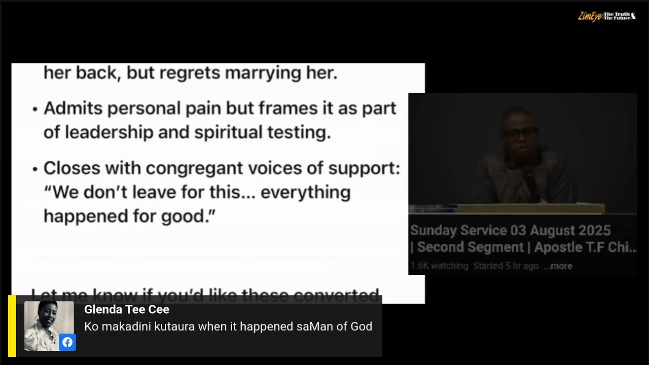 APOSTLE CHIWENGA FINALLY ADMITS HE CHASED OUT OWN WIFE 4 DAYS AFTER WEDDING