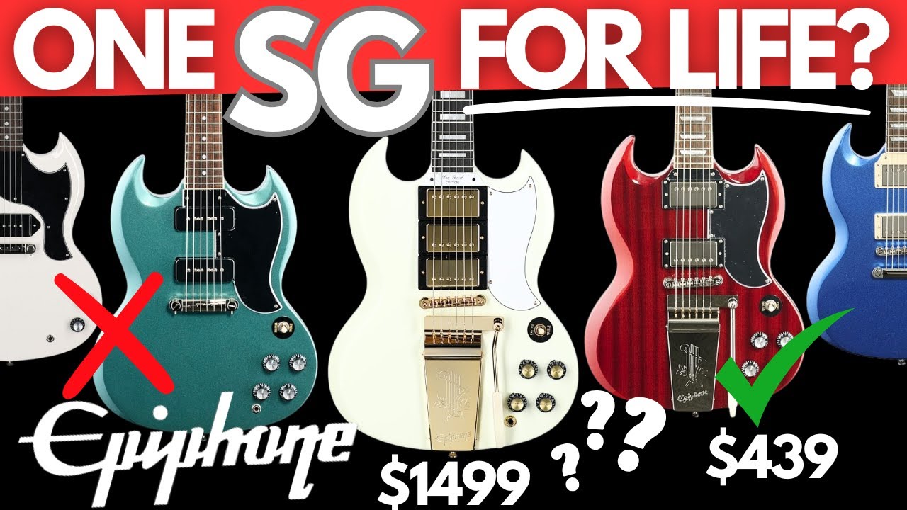 One EPIPHONE SG to Rule Them All? Price Breakdown & TOP PICK!