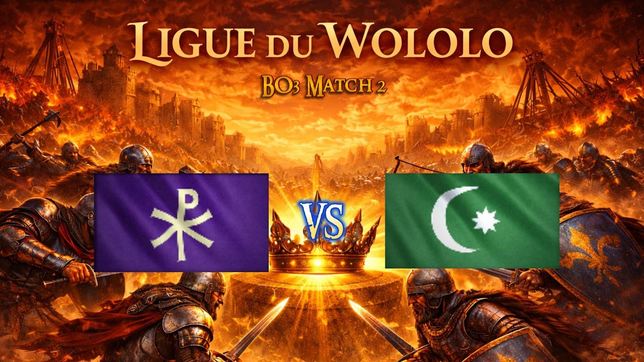 AOE4  - Le rouleau Ottoman vs Le Tank Byzantin  Match 2 Cast Tournoi LDW