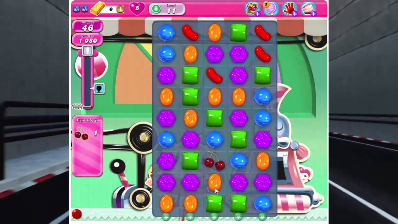 Candy Crush - How To Beat Level 11 in Candy Crush Walkthrough Saga - No Boosts - Score 149,080