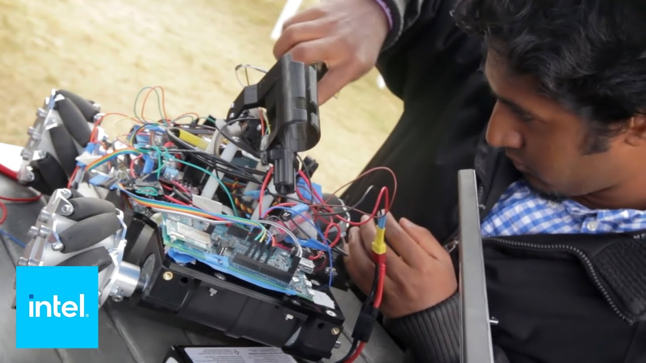 Live-Action Gaming With Drones: Robodub  Meet The Makers | Intel