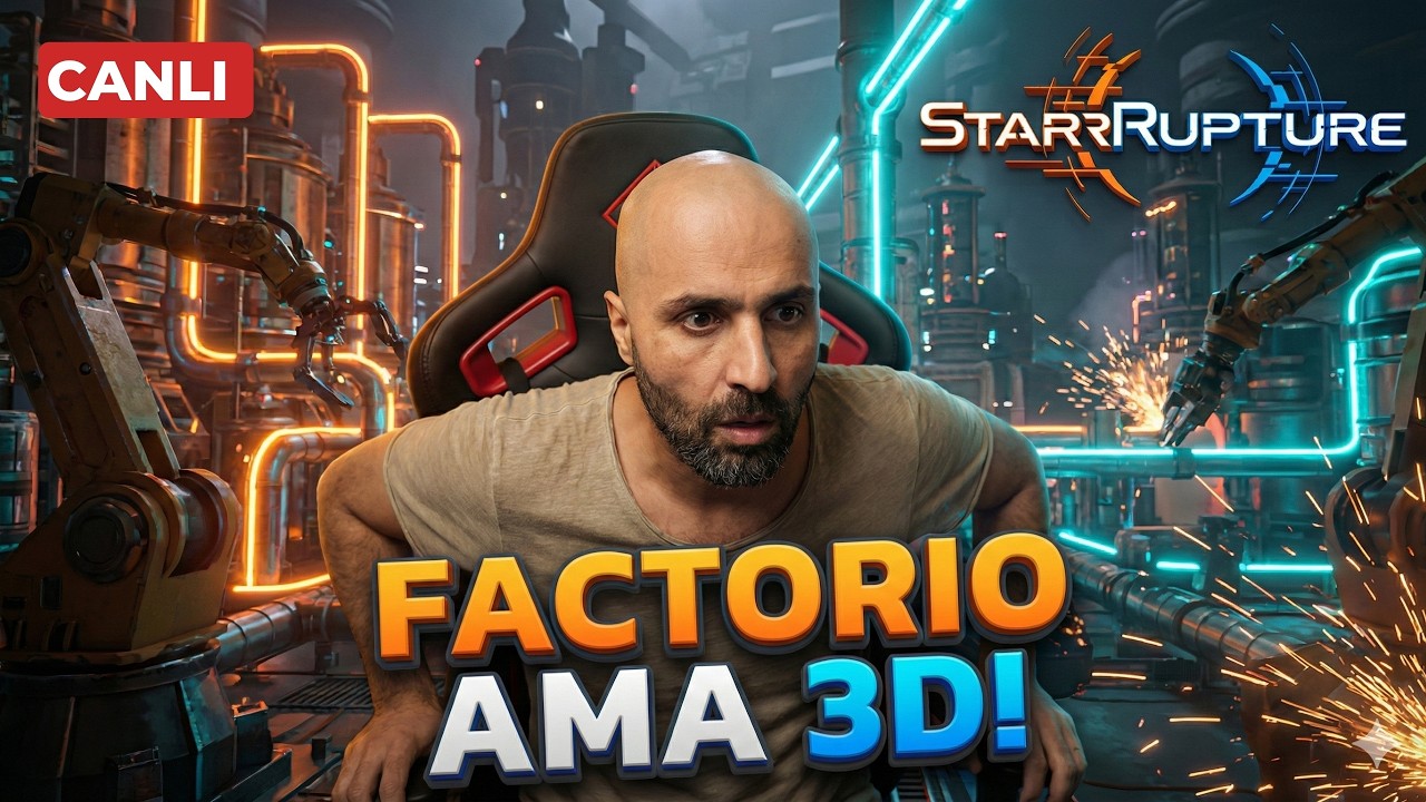FACTORIO 3 BOYUTLU OLSAYDI? 🏭🔫 Star Rapture İlk Bakış!