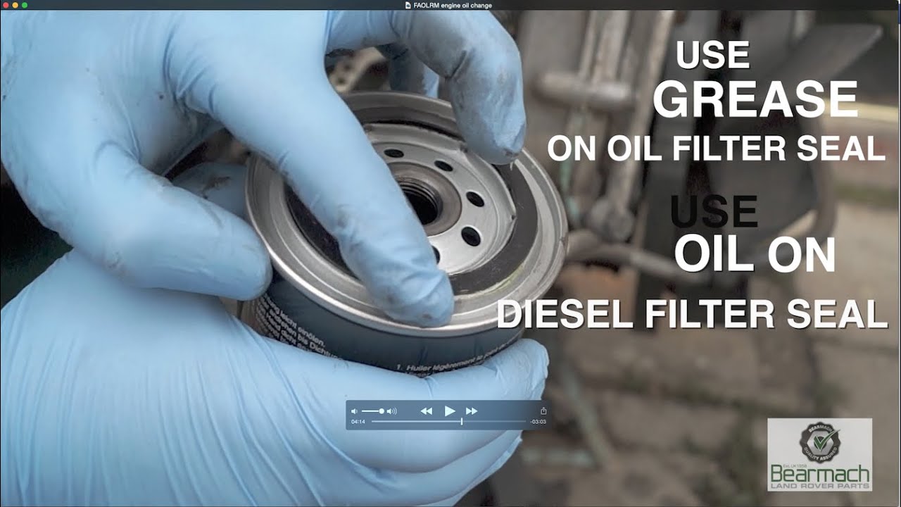 Oil and filter change 300tdi engine - The Fine Art of Land Rover Maintenance