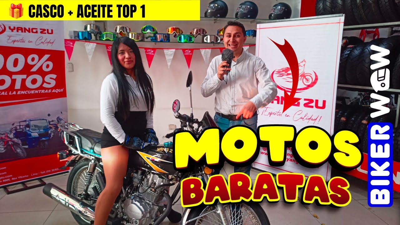🥇MOTOS BARATAS EN PERÚ YANG ZU EN ⚡BIKER WOW