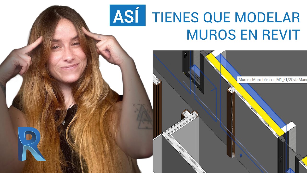 QUÉ TENER EN CUENTA al modelar MUROS EN REVIT