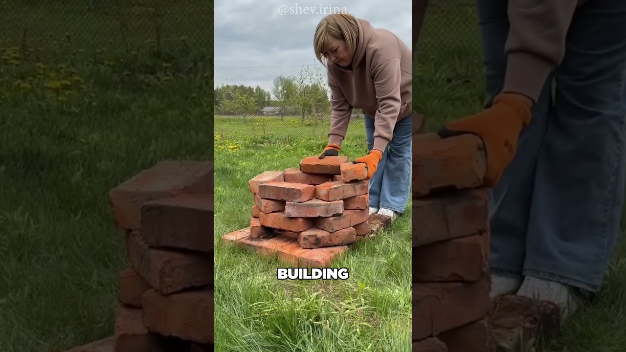 Turning Bricks into a Backyard Grill (shev.irina)