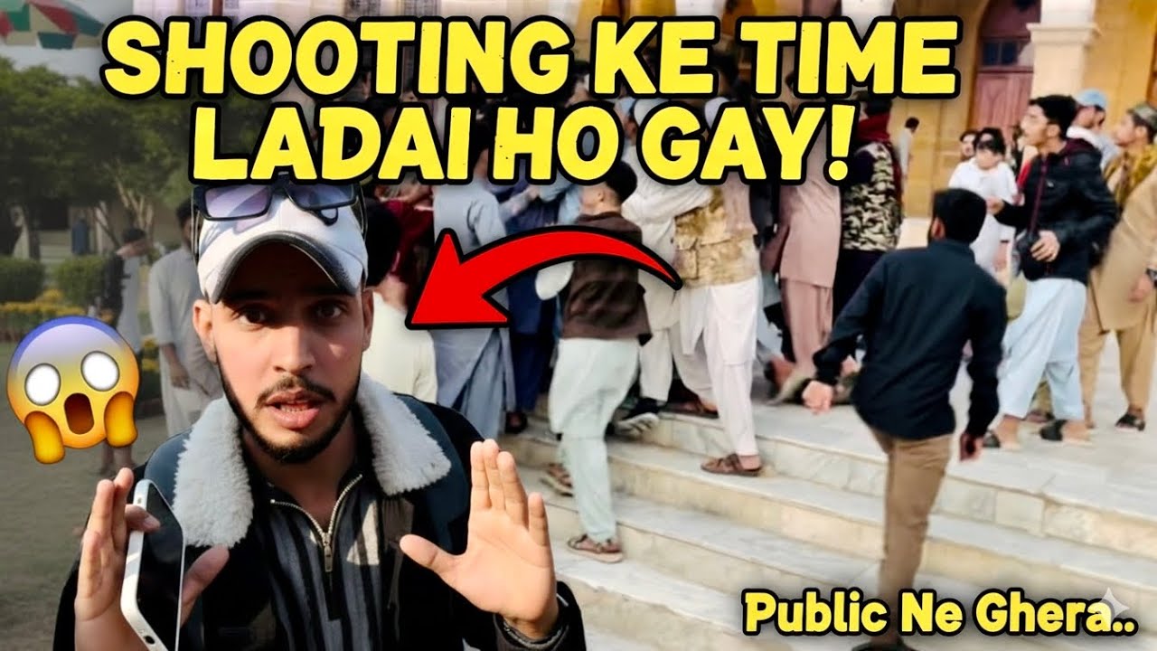 SHOOTING KE TIME LADAI HO GAY !😱Public Ne Ghera🤯