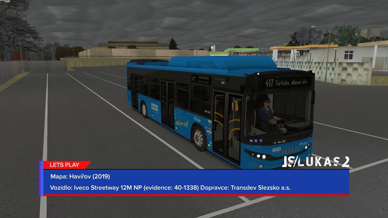 OMSI 2 | Havířov 2019 | Iveco Streetway 12M NP  (Evidence: 40-1338) | Transdev Slezsko | Linka 417
