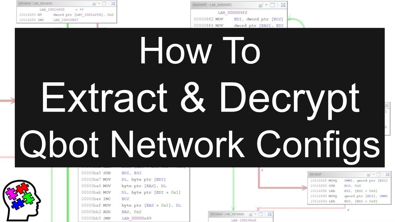 How To Extract & Decrypt Qbot Configs Across Variants