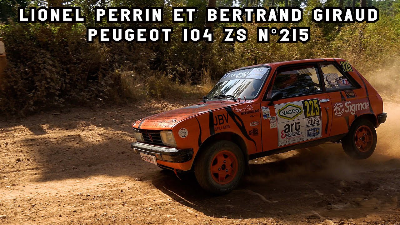 Rallye Terre de Lozère 2024 - Peugeot 104 ZS N°225 - Lionel PERRIN et Bertrand GIRAUD