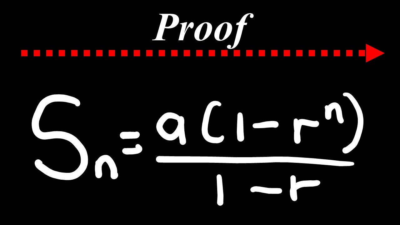Proof of Geometric Series Sum Formula