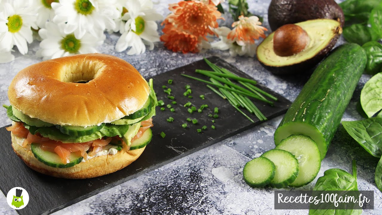 🥑 Bagel au saumon, avocat & fromage frais
