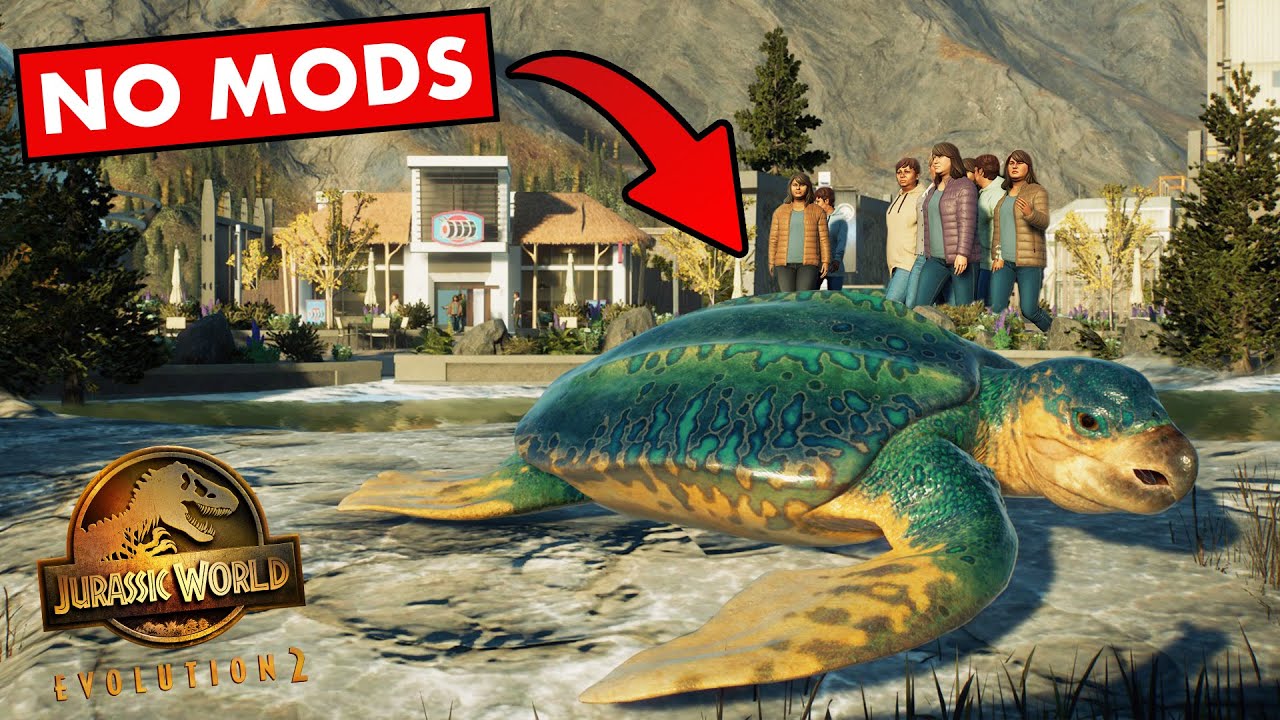 ARCHELON OUTSIDE OF THE LAGOON | Jurassic World Evolution 2 Park Build