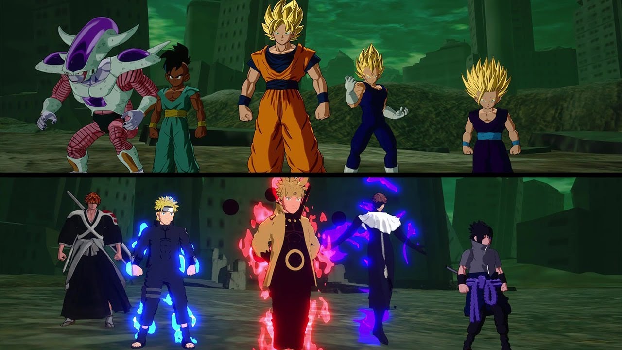 Team Goku VS Team Naruto (CPU VS CPU) - Dragon Ball Sparking! Zero Mods