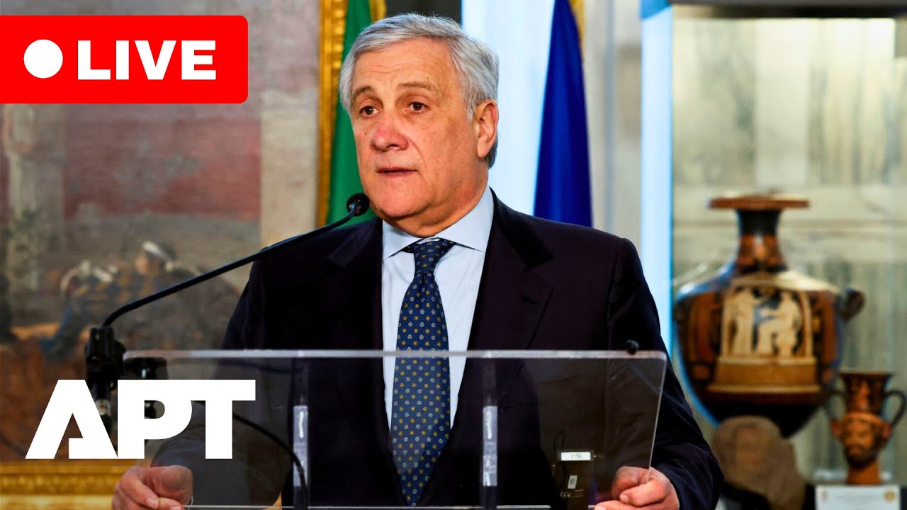 LIVE | Italian FM Antonio Tajani Addresses Deadly Swiss Bar Fire | Crans-Montana Press Conference