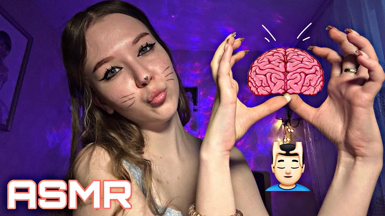 асмр 🧠 МАССАЖ МОЗГА 💆🏼&zwj;♀️ asmr brain massage