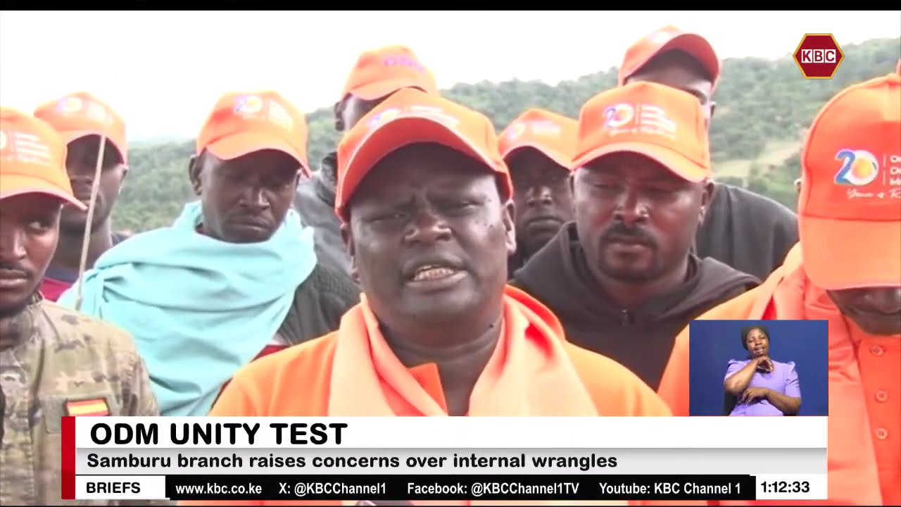 ODM Samburu branch raises concerns over internal wrangles