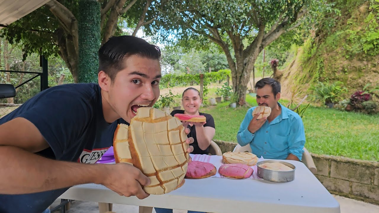 Hicimos conchas gigantes 