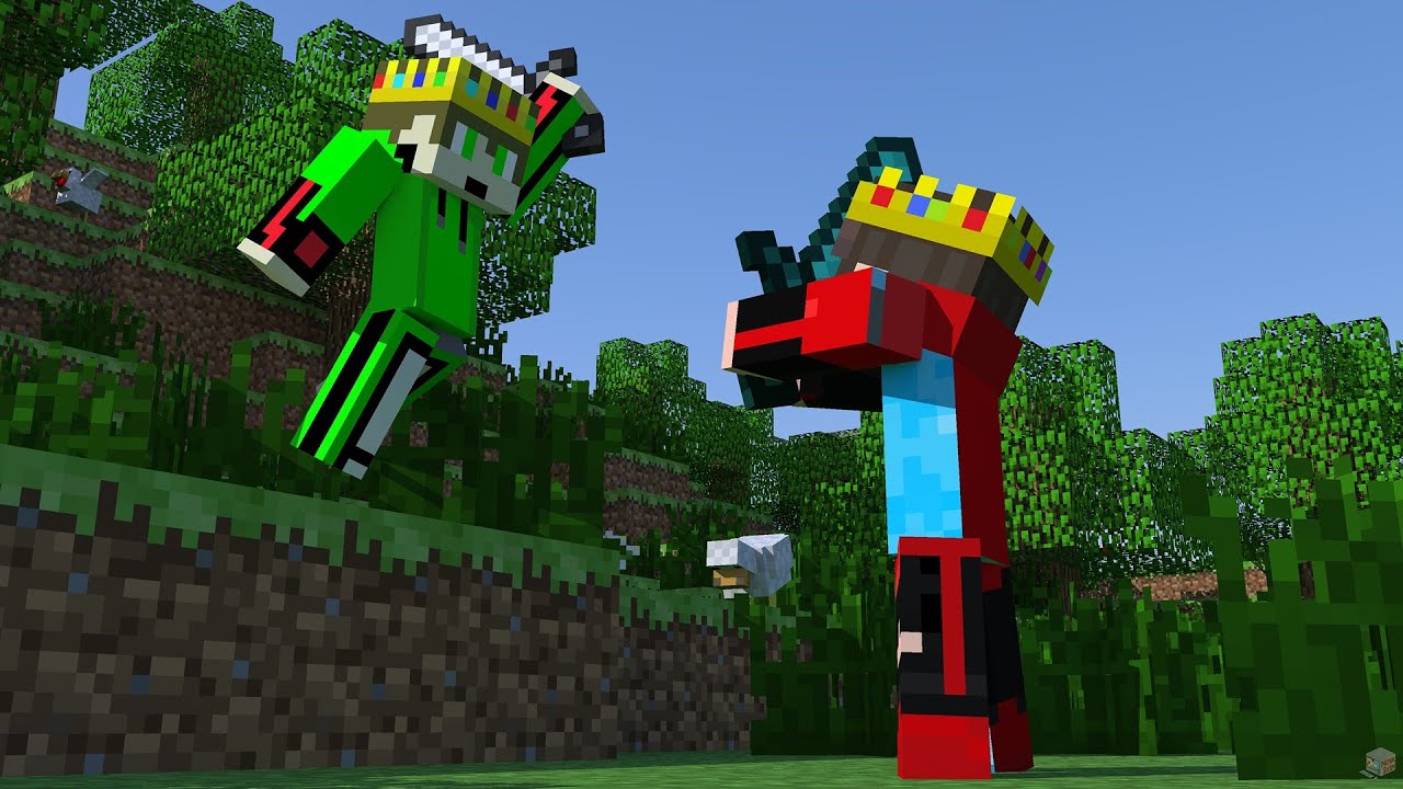 Minecraft Manhunt vs @Rams2011Mc 