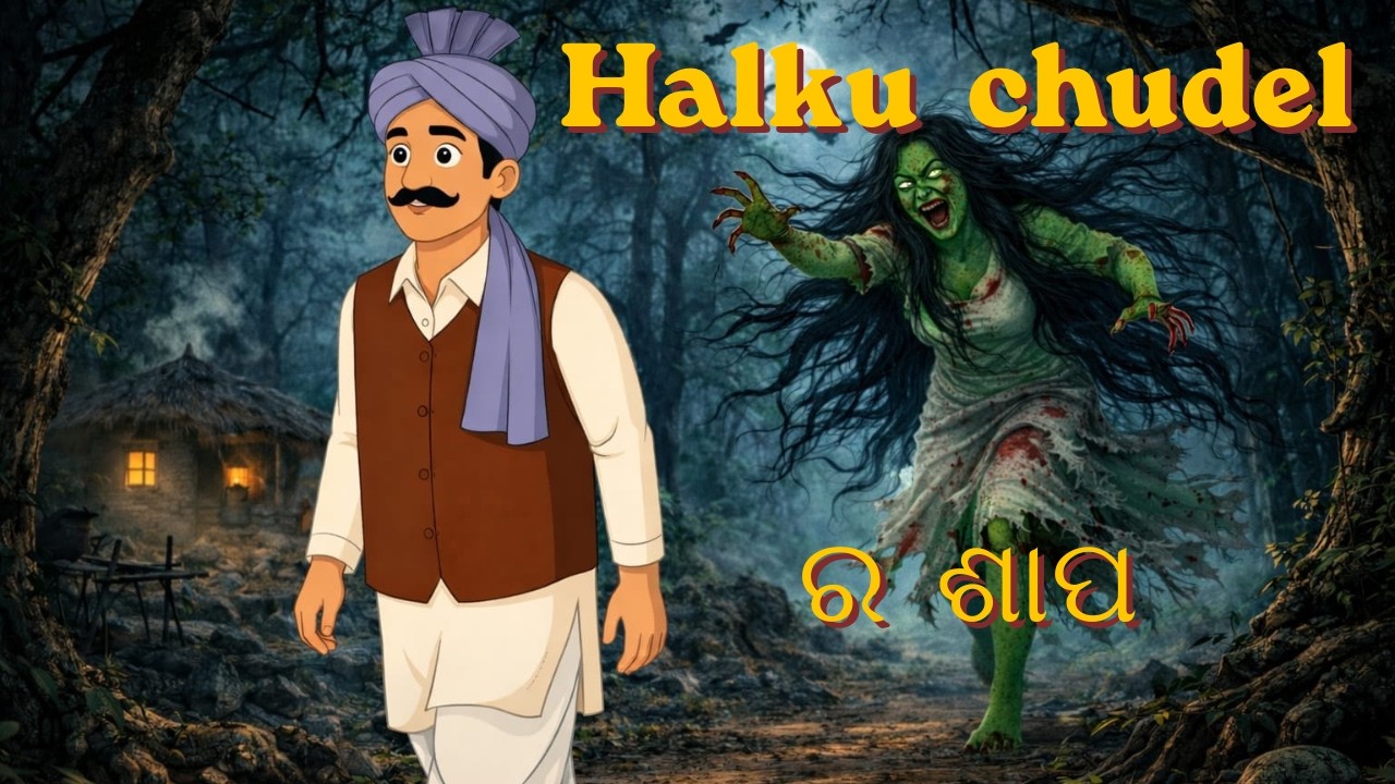 Halku chudel ର ଅଭିଶାପ | harraor story | moral story| tiki chadhei gapa | chudel |halku story