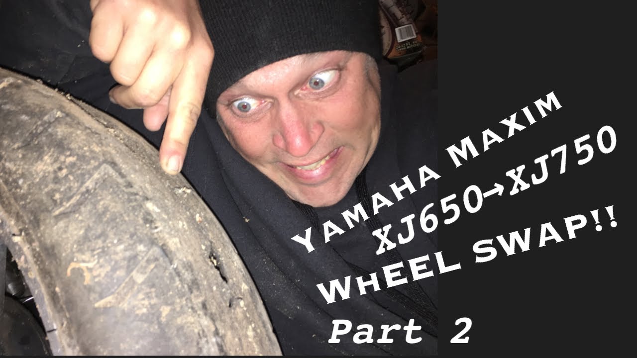 Yamaha Maxim XJ750/XJ650 Rear Wheel Swap- Part 2 Finale! Install