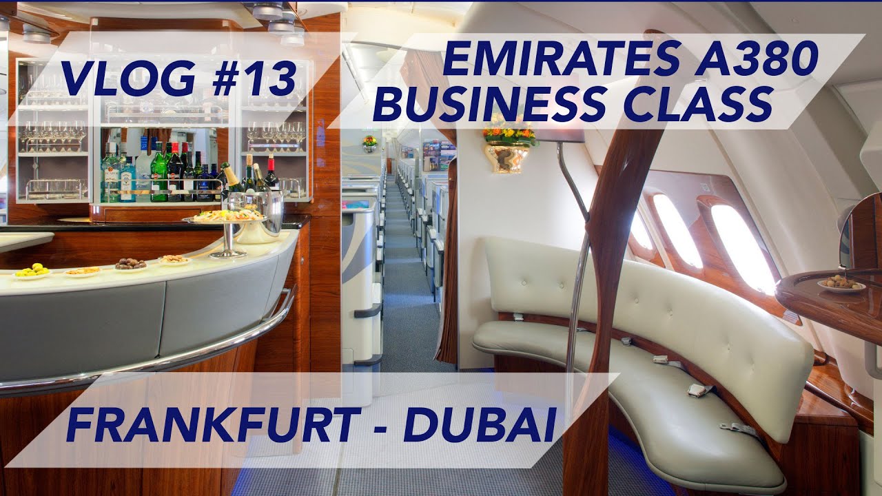 Emirates A380 Business Class Frankfurt to Dubai - New Adventures Ahead  [1080p60]