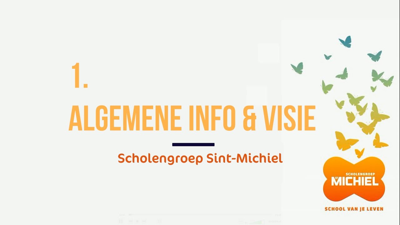 Webinar Deel 1 Visie en info Scholengroep Sint-Michiel
