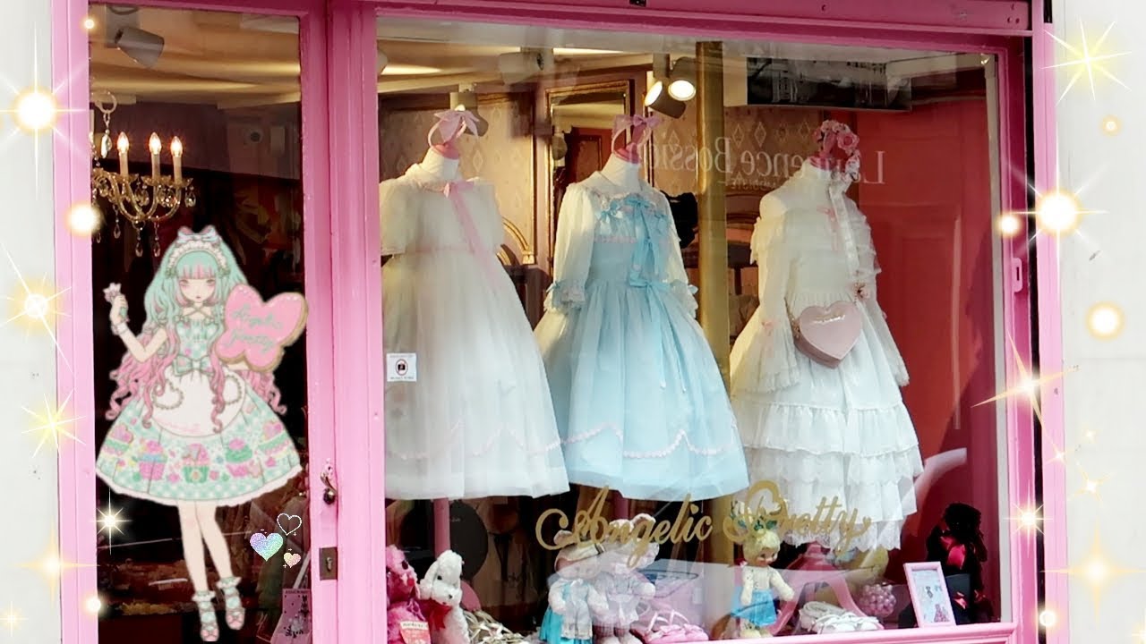 Moda lolita - Angelic Pretty em Paris 🛍 Loja Roupas Kawaii 💕