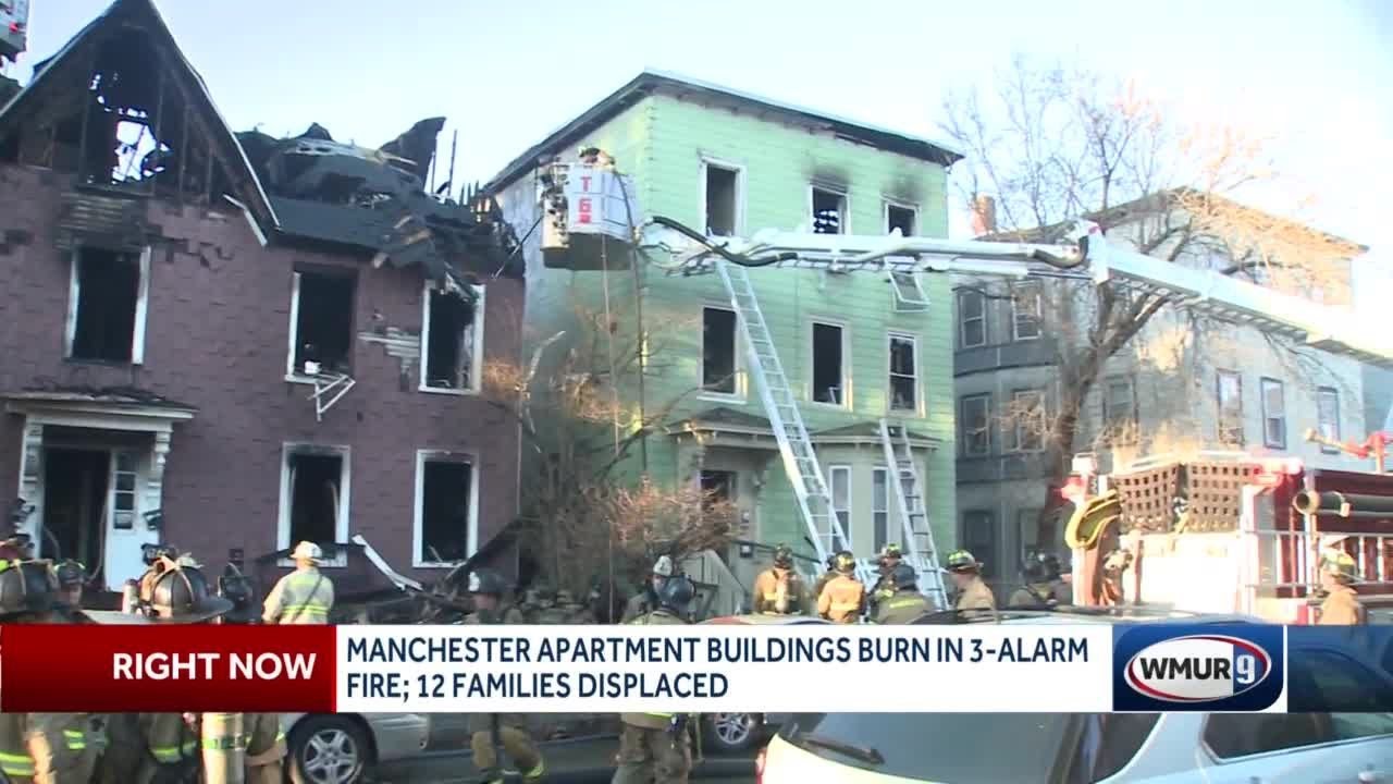 Fire destroys Manchester apartment buildings
