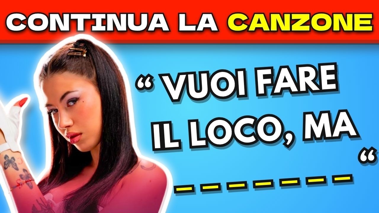 QUIZ - CONTINUA LA CANZONE DI ANNA PEPE 💖 🎤