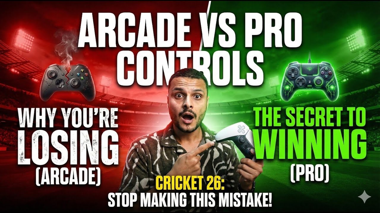 Arcade vs Pro Controls: Cricket 26 Best Settings? (Sach Jaan Lo!)