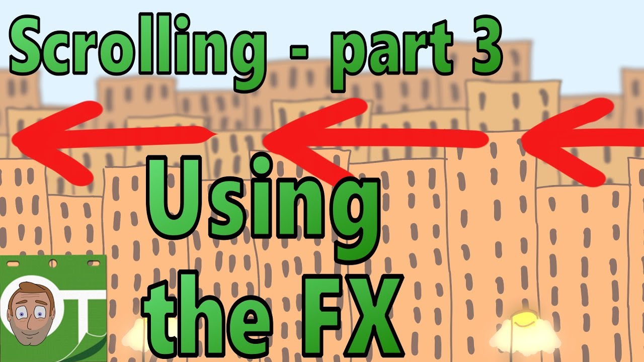 Scrolling a Background (3 of 3) - Using the FX - OpenToonz Tutorial
