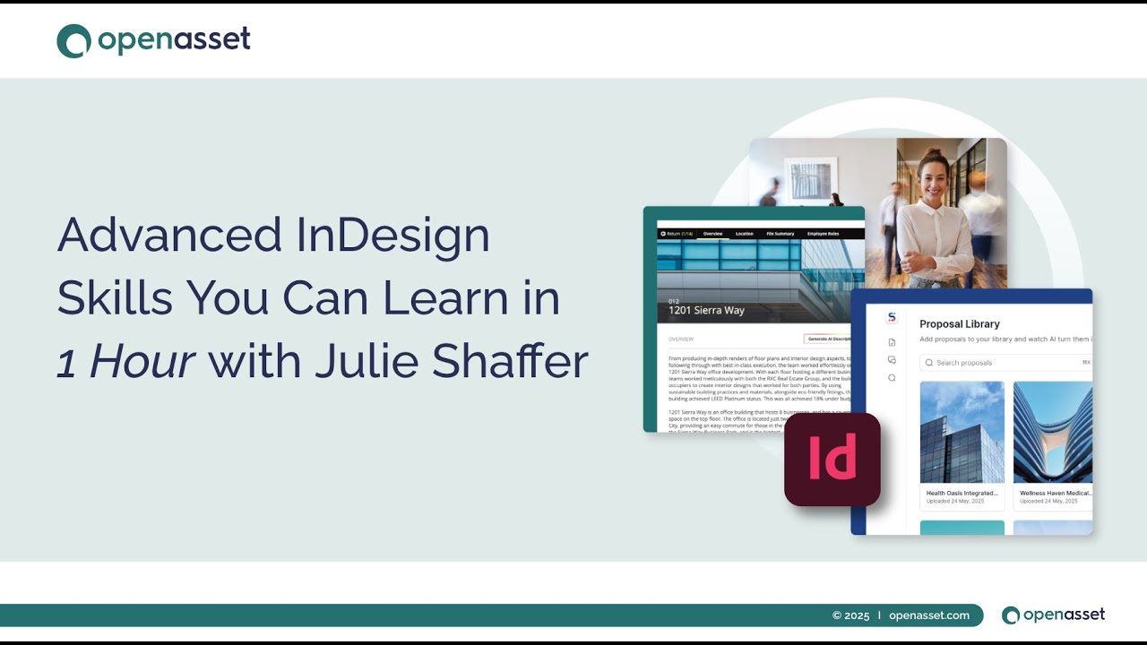 Advanced InDesign Skills You Can Learn in One Hour with Julie Shaffer