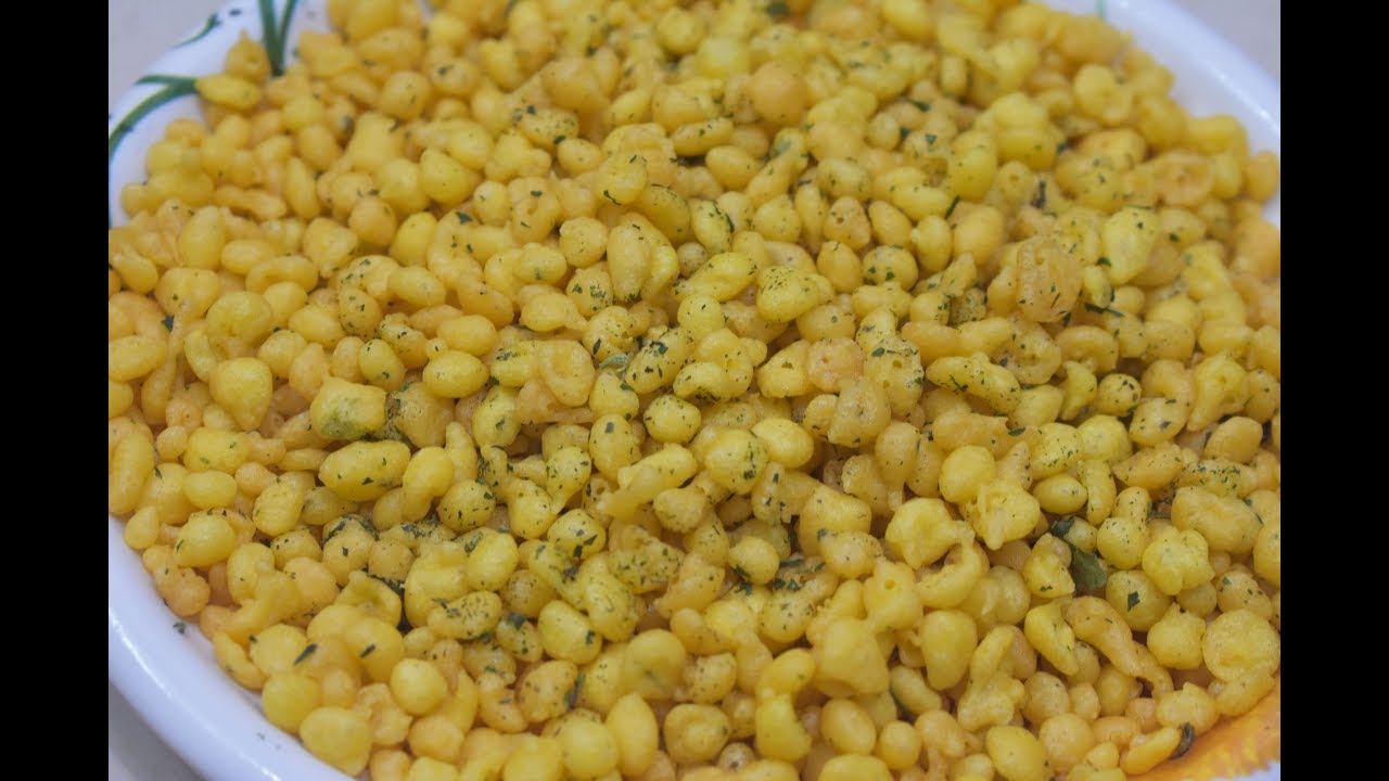 जाने बेसन की बूंदी बनाने का सबसे आसान और सही तरीका/Raita Boondi/Besan Boondi/Namkeen-Crispy Boondi