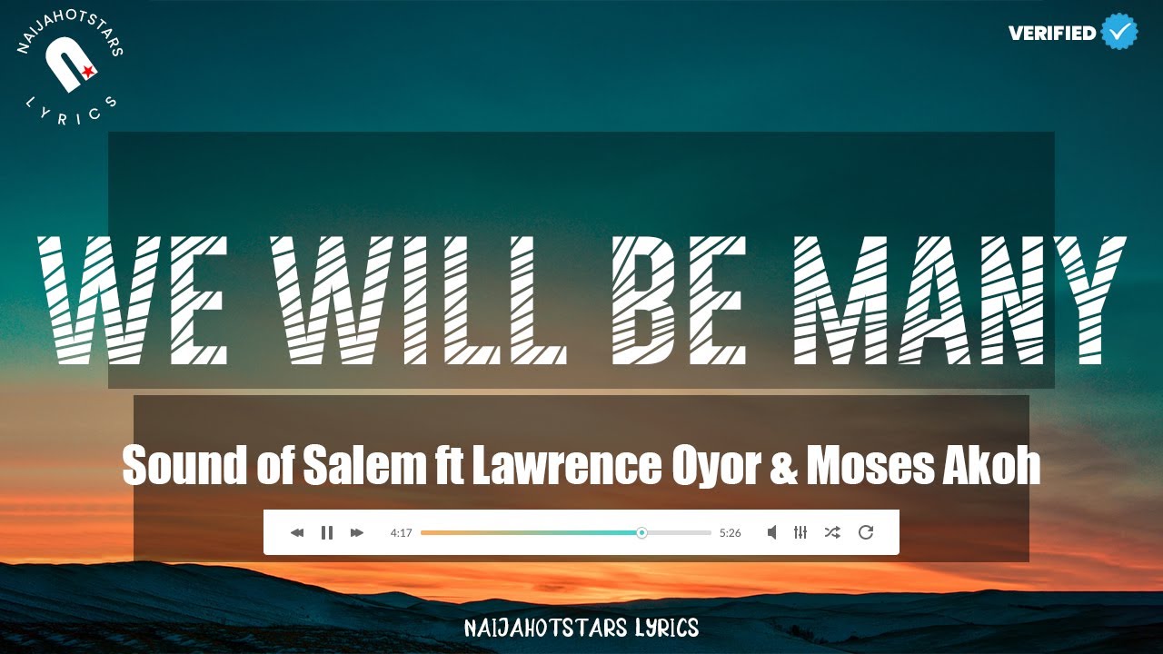 Sound Of Salem - We will be many Lyrics (Official Video)