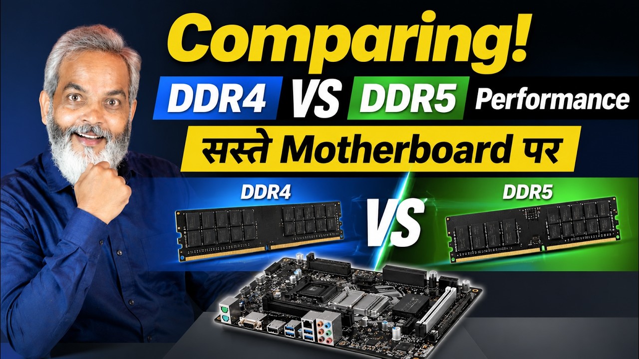 Comparing! DDR4 🆚 DDR5 Performance on Mid Range Motherboards in 2026