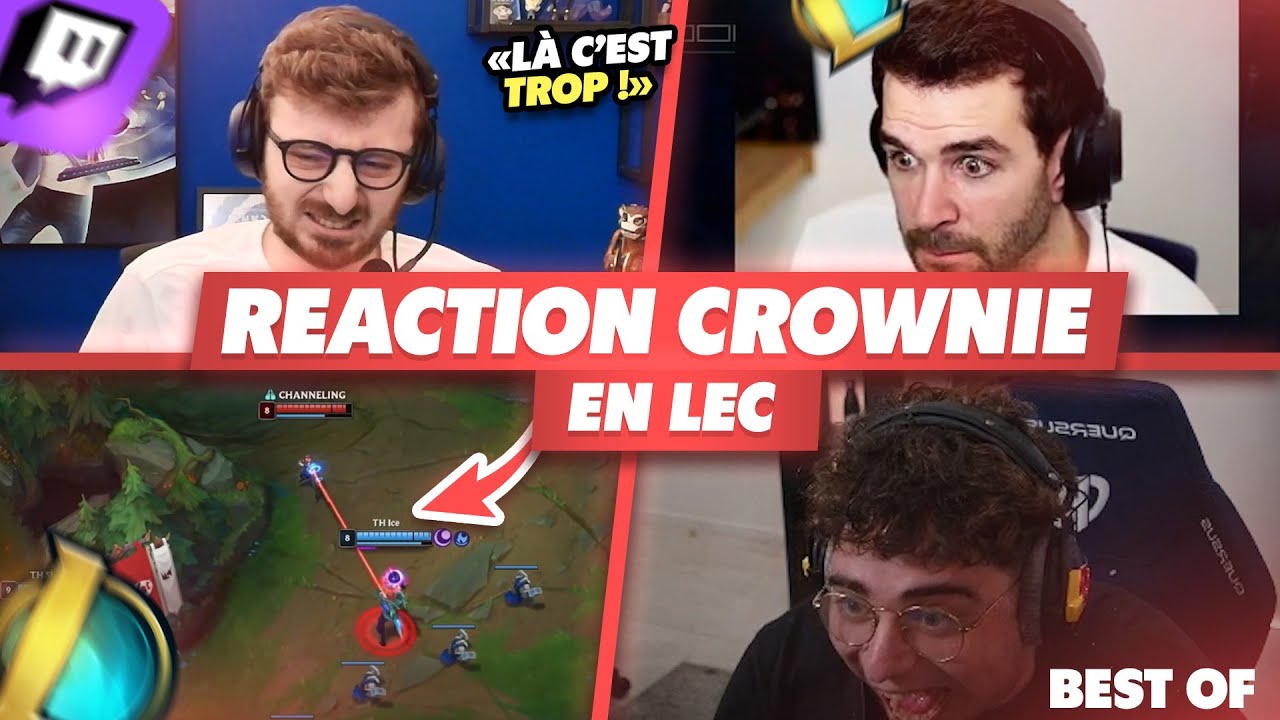 KAMETO ET TRAYTON RÉAGISSENT AU MOVE DE CROWNIE EN LEC - Best Of LoL #1271 Réactions