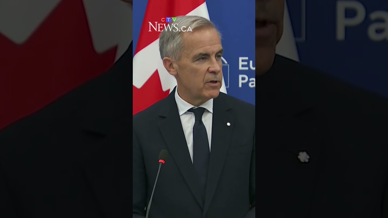 Carney outlines vision for a deeper Canada-EU partnership in European parliament