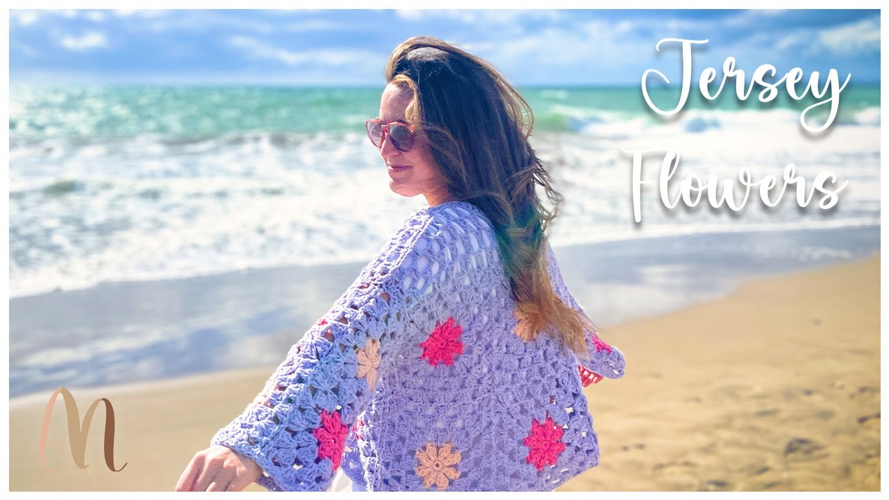 Cómo Tejer Jersey Flowers: Guía Paso a Paso - Tutorial Crochet Fácil