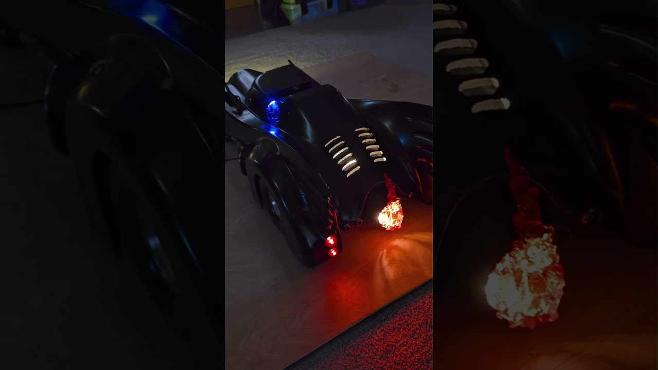 USB Hacked Hot Toys Batman Batmobile 1989 one sixth scale #Batman