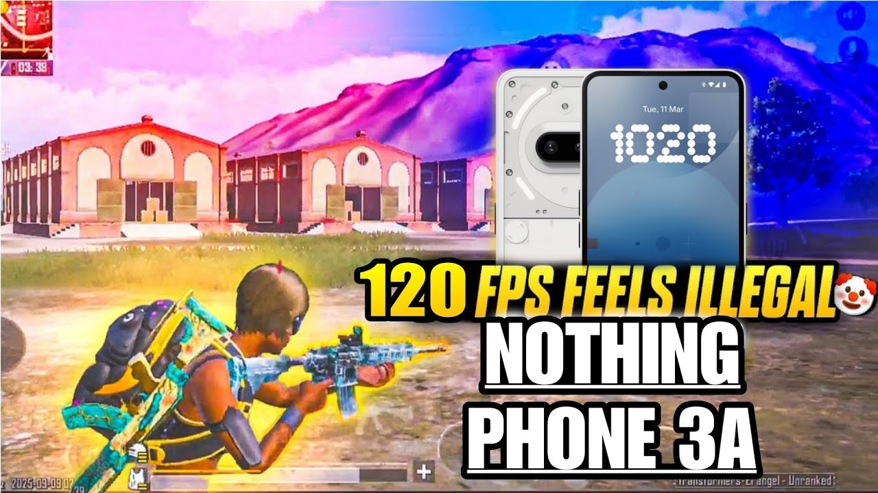 NOTHING PHONE 3A BGMI Test 🔥 | 120 FPS Smooth? | STORMERS GAMING Honest Review