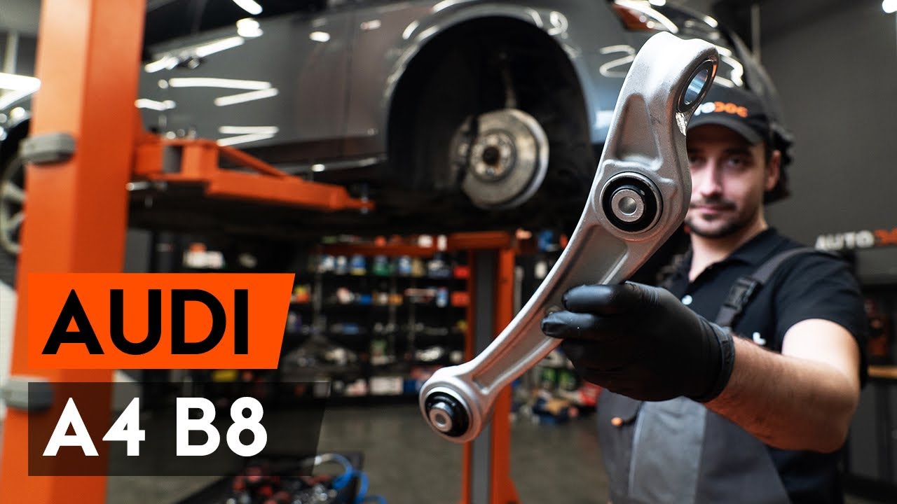 Como substituir a braço de suspensão dianteira no Audi A4 B8 Sedan [TUTORIAL AUTODOC]