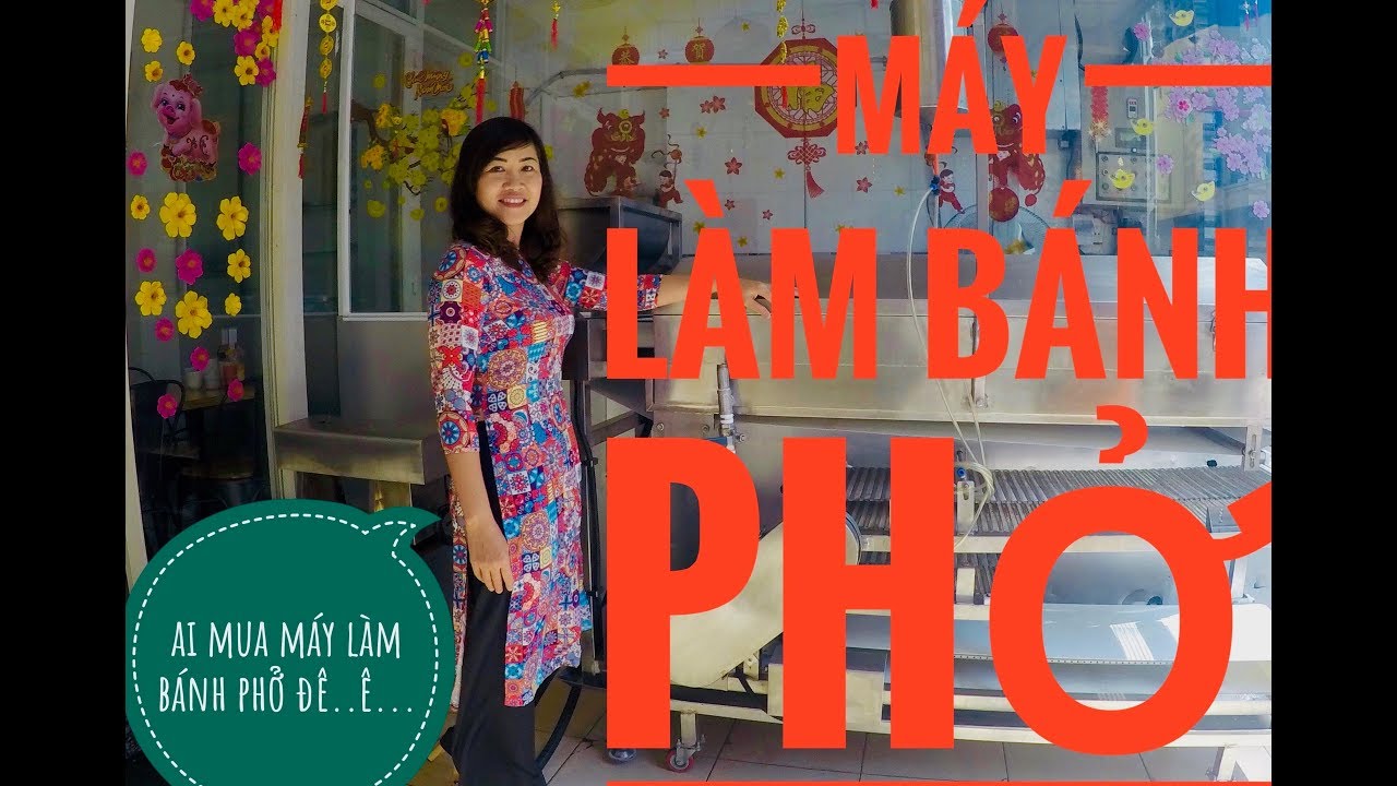BÀ BÁN PHỞ BÁN MÁY LÀM BÁNH PHỞ NÈ|Travel and Food