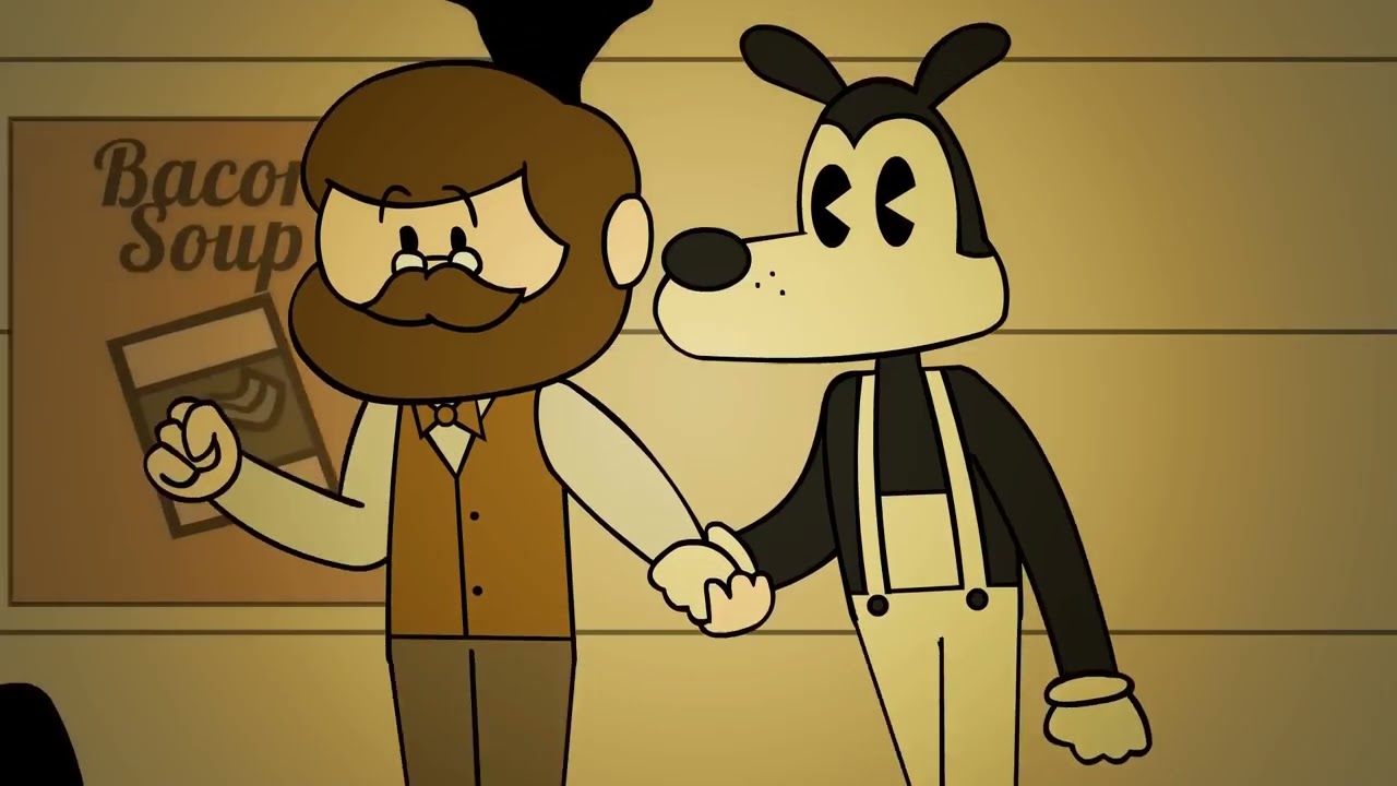 БЕНДИ за 3 минуты Bendy BATIM АНИМАЦИЯ (перезалив с канала рыжий пес)