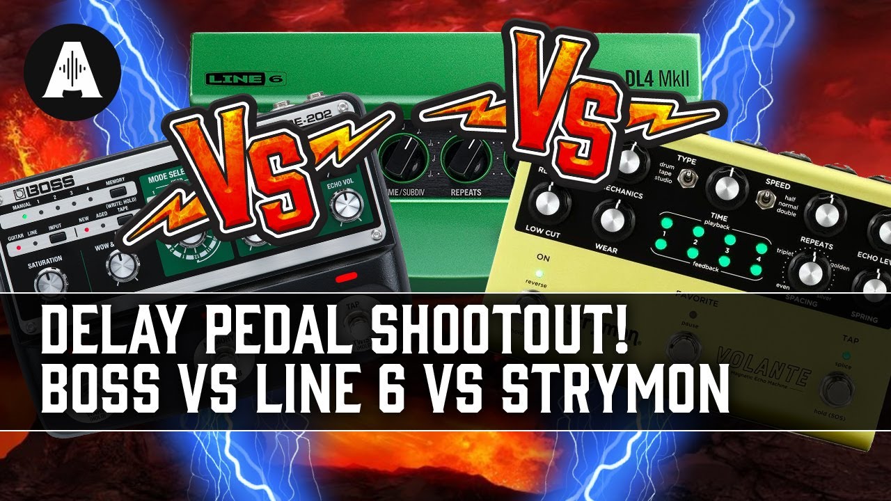 Strymon Volante vs Boss RE-202 vs Line 6 DL4 MkII - Delay Pedal Shootout!