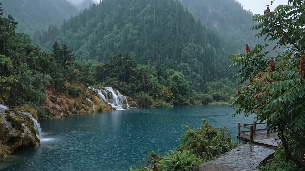 Best Effective Rain Sound For Insomnia | Heavy Rain, Sleeping, White Noise