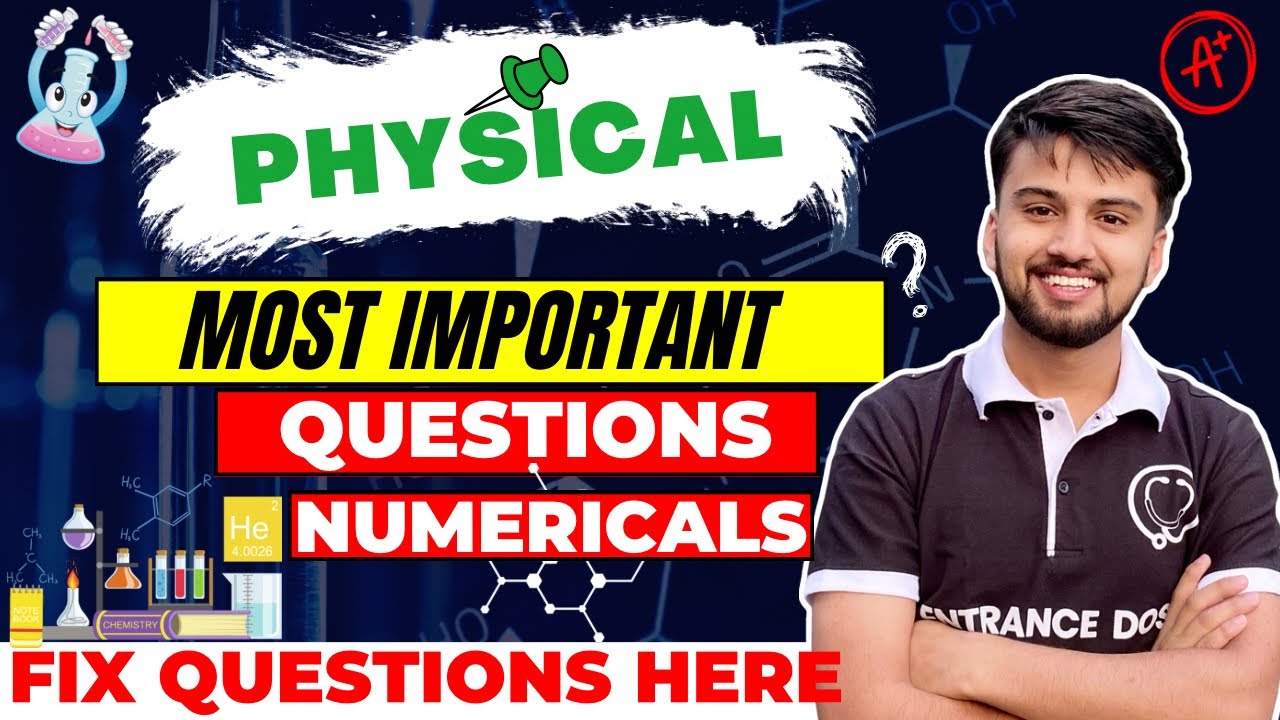 12 Class PHYSICAL CHEMISTRY in ONE SHOT🔥||All Chapters Covered From BASIC| MCQs , SAQ , LAQ✅✅