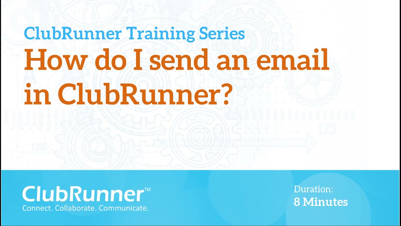 How do I send an email in ClubRunner?