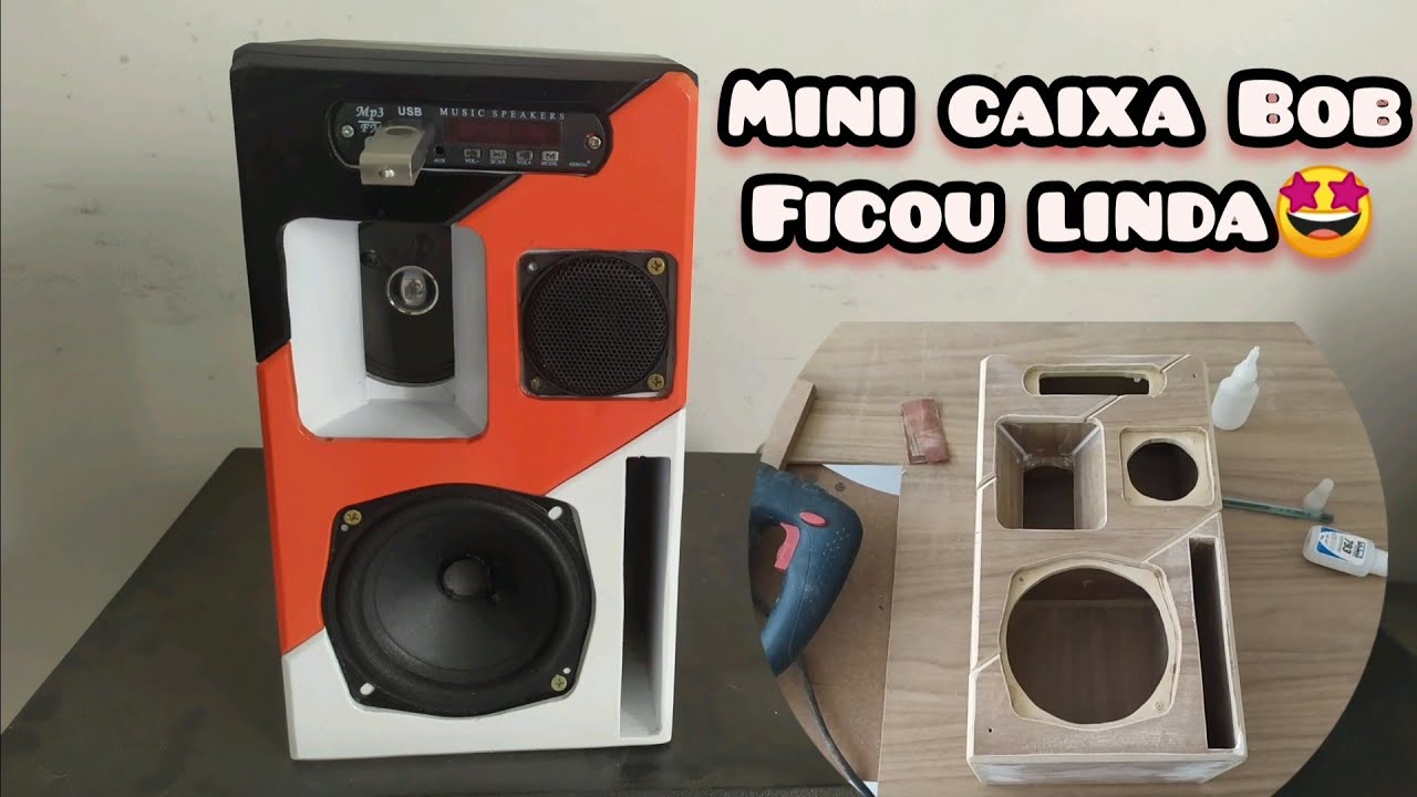 Mini caixa Bob concluída, ficou top 🔊🔊 parte #3